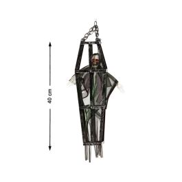 Esqueleto Enjaulado Decorativo 40x13 cm para Halloween y Decoraciones de Terror Precio: 3.50000002. SKU: B1DPK4SNG5