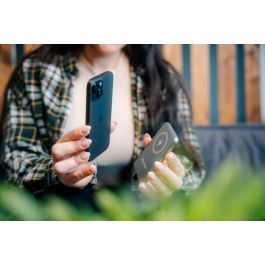 Verbatim Charge 'n' Go Power Bank Magnético Inalámbrico 5000mAh, Carga Rápida 15W / PD20W con USB-C y Diseño Delgado Gris