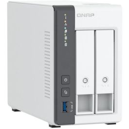 Qnap TS-216G NAS 2 Bahías 3.5"/2.5" 2.5GbE con 4GB RAM NPU IA | Servidor Almacenamiento Torre Hogar/Oficina hasta 39TB