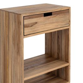 Mesita Natural Madera de Teca Salón 45 X 30 X 60 cm