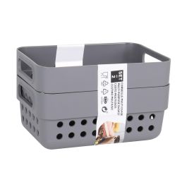 Cesta Multiusos Confortime 12 x 7.5 x 5 cm - Set de 2 (36 Unidades) Cesta Multiusos Confortime 12 x 7.5 x 5 cm - Set de 2 (36 Unidades)