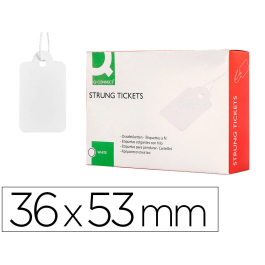 Q-connect Etiquetas Colgantes 36x53 mm Caja de 500 Unidades Precio: 8.49999953. SKU: B16Y8QR7BA