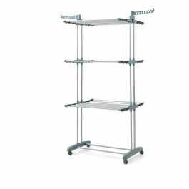 Pack Tendedero Plegable Vertical con Ruedas y Doblador de Ropa InnovaGoods