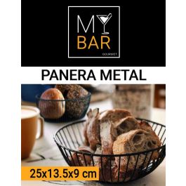Panera Oval Metal My Bar 25 x 13.5 x 9 cm (12 Unidades) Panera Oval Metal My Bar 25 x 13.5 x 9 cm (12 Unidades)