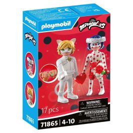 Playmobil 71865 Miraculous: Ladybug y Cat Noir Sueño Boda - Set de Figuras con Ramo, Anillos y Accesorios, Edad +4 años Playmobil 71865 Miraculous: Ladybug y Cat Noir Sueño Boda - Set de Figuras con Ramo, Anillos y Accesorios, Edad +4 años