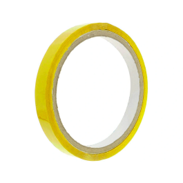 Q-connect Cinta Adhesiva Amarilla para Cerrar Bolsas 66m x 9mm