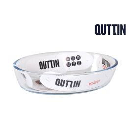 Fuente de vidrio oval Quttin 20.6x13.6 cm 700 cc (6 Unidades) Precio: 13.59000005. SKU: B12W2Z777J