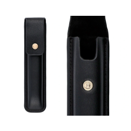 Belius Passion d'or Bolígrafo y Estuche de Aluminio Negro y Dorado con Tinta Azul