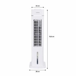 OCEANIC Ventilador de columna OCEANIC - 70W - Alto 76,5 cm - 3,5L - 3 velocidades - Oscilante - Blanco