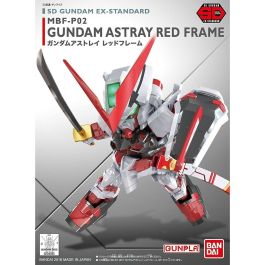 BANDAI HOBBY Maqueta SD Gundam SEED Astray Red Frame (EX-Standard) con Katana Gerbera Straight