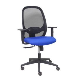 PIQUERAS Y CRESPO Silla Cilanco negra malla negra asiento bali azul brazo regulable Precio: 216.5000002. SKU: B13T2ELMYL