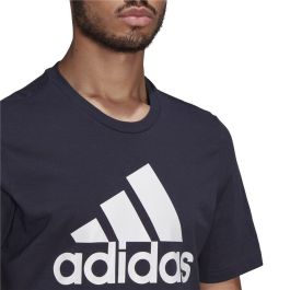 Camiseta de Manga Corta Hombre Adidas GK9122 Azul oscuro (S)