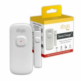 Konyks KON3770024338218 Detector de Apertura Wi-Fi para Puertas y Ventanas a Batería, Notificaciones en Smartphone