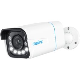 Reolink PC811AB4K01 Cámara IP 4K Interior/Exterior con Zoom Óptico 5X, Visión Nocturna 30m, Audio 2 Vías y Google Assistant