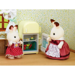Sylvanian Families 5014 Madre Conejo Chocolate / Set Refrigerador con Accesorios