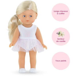 Corolle Muñeca Rosy Ballerina Caja 20 cm Aroma Vainilla a partir de 3 años COR1713431783978