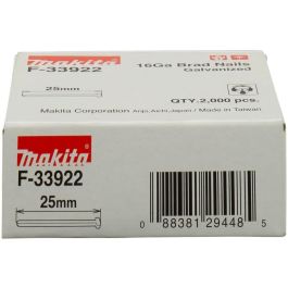 Makita F-33922 Stauchkopfnagel 1.6x25mm 2000 unidades