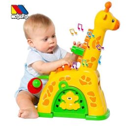 Molto Jirafa de Actividades 51 cm con 15 Bloques para Niños a Partir de 1 Año