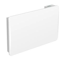 Warm Tech WAR5411074248482 Radiador Eléctrico de Inercia Cerámico 1500W 230V Hasta 60m3 Blanco