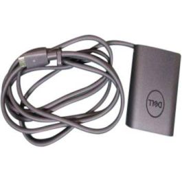 Dell Adaptador de corriente AC 45W USB-C para portátiles Dell (XPS 13, Latitude) con 3 Pines, Multi-Voltaje y Cable C6