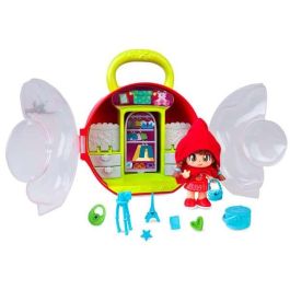 Pinypon Figura con Bolsito Cuentos Armarios con Compartimentos para Accesorios y Ropa 8 cm Modelos Surtidos +4 Años
