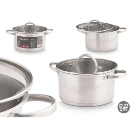 Kinvara Cacerola Inducción con Tapa de Cristal, Acero Inoxidable, 3.8 L, 22 cm de Diámetro, Plata (Set de 6) Kinvara Cacerola Inducción con Tapa de Cristal, Acero Inoxidable, 3.8 L, 22 cm de Diámetro, Plata (Set de 6) Precio: 63.50000019. SKU: B1EDAWBS53