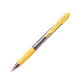 Pilot Bolígrafo Supergrip M Retráctil Tinta Azul Cuerpo Amarillo 1.0mm (12 Unidades) (12 Unidades) Precio: 9.9499994. SKU: S8422420