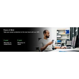 APC BX1200MI SAI Línea Interactiva 1.2 kVA (650W) con 6 Salidas AC - Sistema de Alimentación Ininterrumpida