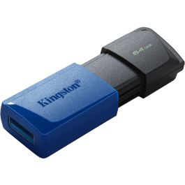 Kingston DataTraveler Exodia M 64GB USB 3.2 Gen 1 (USB 3.0) Pack de 2 USB Negro/Azul