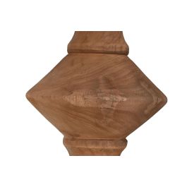 DKD Home Decor Mesa Redonda Comedor Natural Teca Reciclada 140x140x75 cm