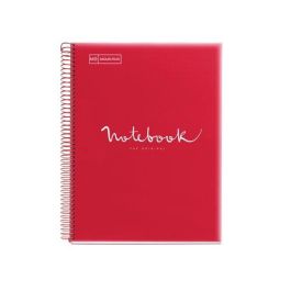 Bloc Miquelrius Emotions Notebook 1 Micro.Tapa Pp A4 80H 90G Cuadric.5X5 Rojo 5 unidades Precio: 27.69000058. SKU: B198MHJJCM