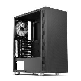 NOX Hummer Void Caja PC Semitorre Gaming Silenciosa Negra con Paneles Amortiguadores Ruido y Soporte Refrigeración Líquida