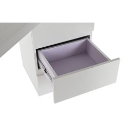 Escritorio DKD Home Decor 150 x 120 x 75 cm Natural Metal Blanco Madera MDF