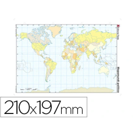 Teide Mapa Mudo Color Din A4 Planisferio Político 210 x 297 mm Precio: 24.49999968. SKU: B1GCRE2WBP