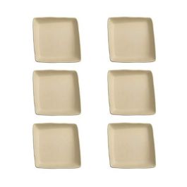 Io Crema Plato 21X21 Cm (6 Unidades) Io Crema Plato 21X21 Cm (6 Unidades)