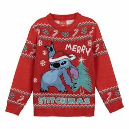 Jersey Unisex Stitch Rojo 8 Años
