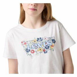 Camiseta de Manga Corta Infantil Levi's Lvg Ss Batwing Fill Blanco