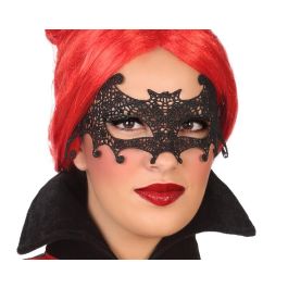 Antifaz de encaje negro con diseño de murciélago para disfraz de vampira - Perfecto para Halloween y fiestas de máscaras Precio: 0.90000042. SKU: S1130662