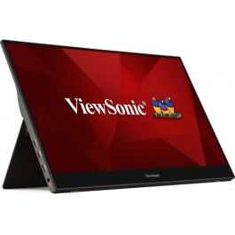Viewsonic TD1655 Monitor Portátil Táctil Multi-Usuario 15.6" Full HD 1080p IPS con Altavoces y Doble USB-C Negro/Plata