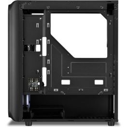 Sharkoon TK5M RGB Midi-Tower para PC Gaming - Caja ATX Micro-ATX Mini-ITX Negro con Iluminación LED Multi