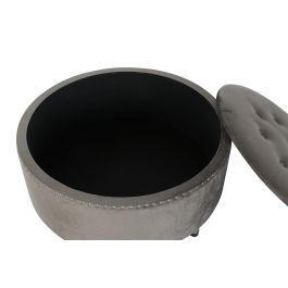 DKD Home Decor Descalzadora Gris Plateado 80 x 43 x 80 cm