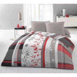 Juego de cama de microfibra - HOME LINGE PASSION - SHIZUOKA - Funda 240 x 260 cm + 2 fundas de almohada 63 x 63 cm - Azul Juego de cama de microfibra - HOME LINGE PASSION - SHIZUOKA - Funda 240 x 260 cm + 2 fundas de almohada 63 x 63 cm - Azul