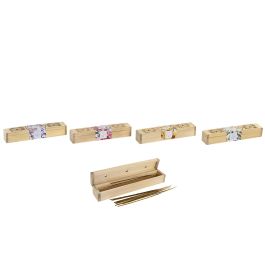 DKD Home Decor Fl25 Soporte de Incienso Shabby Floral de Madera de Mango, Marrón Claro, 6x5x31 cm, Set de 10 piezas Precio: 35.88999997. SKU: B12V6A45JX