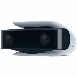 PlayStation Oficial Cámara HD 1080p Doble Lente con Soporte Integrado para Streaming y Grabación en PS5 Blanca