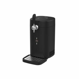 Continental Edison CEMB5B4 Grifo de Cerveza 5L Negro, 60W con Enfriamiento Termoeléctrico para Barriles de 5L y Bandeja Extraíble