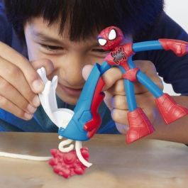 Play-Doh HASG00585X0 Set Creativo Spider-Man My Web Creator con Figura Flexible y Plastilina, +4 años