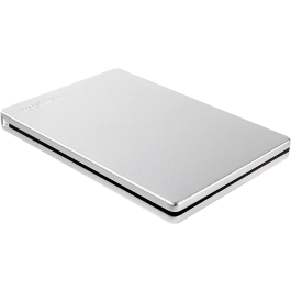 Toshiba Disco Duro Externo Canvio Slim 2TB Plata TOS4260557510698