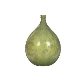 Jarrón Home ESPRIT Verde Cristal reciclado Acabado envejecido 40 x 40 x 56 cm Precio: 109.95000049. SKU: B1BEGDA2W2