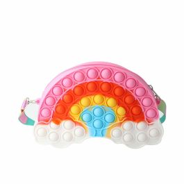 Inca Bolso Cruzado Pop-it de Silicona Arcoíris para Niños, 21x14x3,5 cm, Diseño Divertido con Burbujas Sensoriales y Asa Larga Precio: 14.58999971. SKU: B1C8DMN4RK