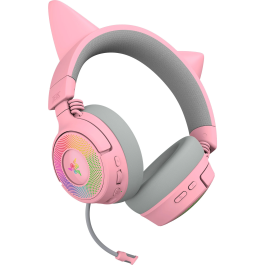Razer Kraken Kitty V3 Pro Quartz RZ04-05170200-R3M1 Auriculares Gaming Diadema Bluetooth USB-C con Micrófono y RGB Chroma